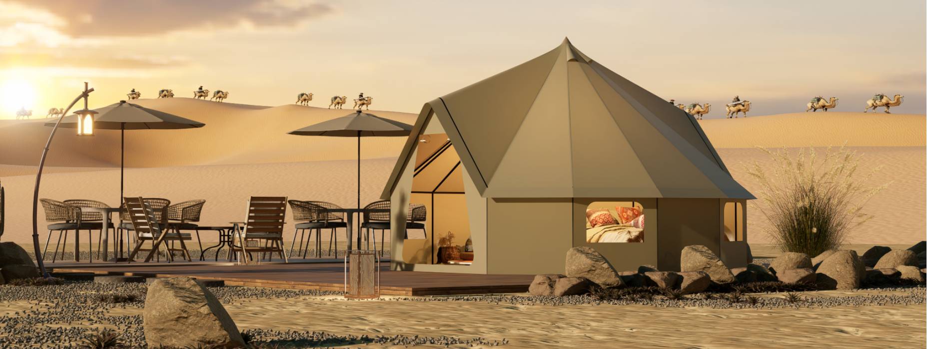 哈尔滨露营酒店帐篷产品